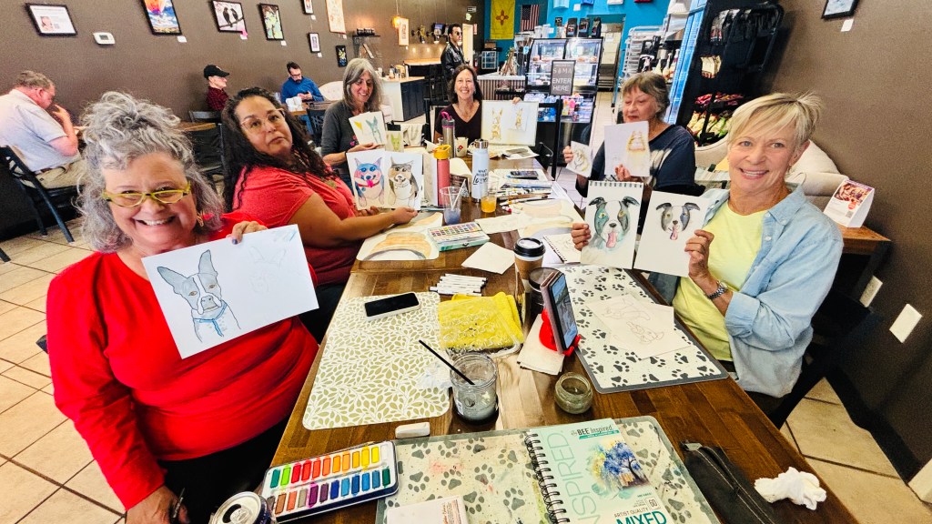 Art class with Sarah Leamy